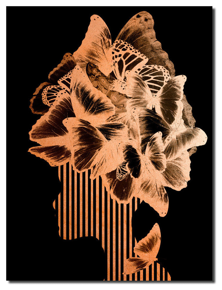 Wall Decor 'Gilt Mod XVIII' in ArtPlexi, 20"x16"
