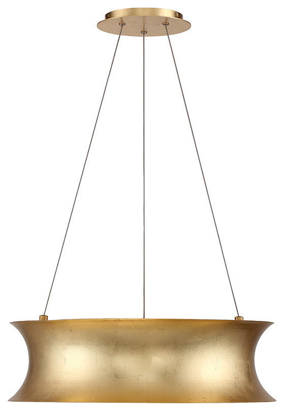 Modern Forms Tango LED Pendant, Gold Leaf