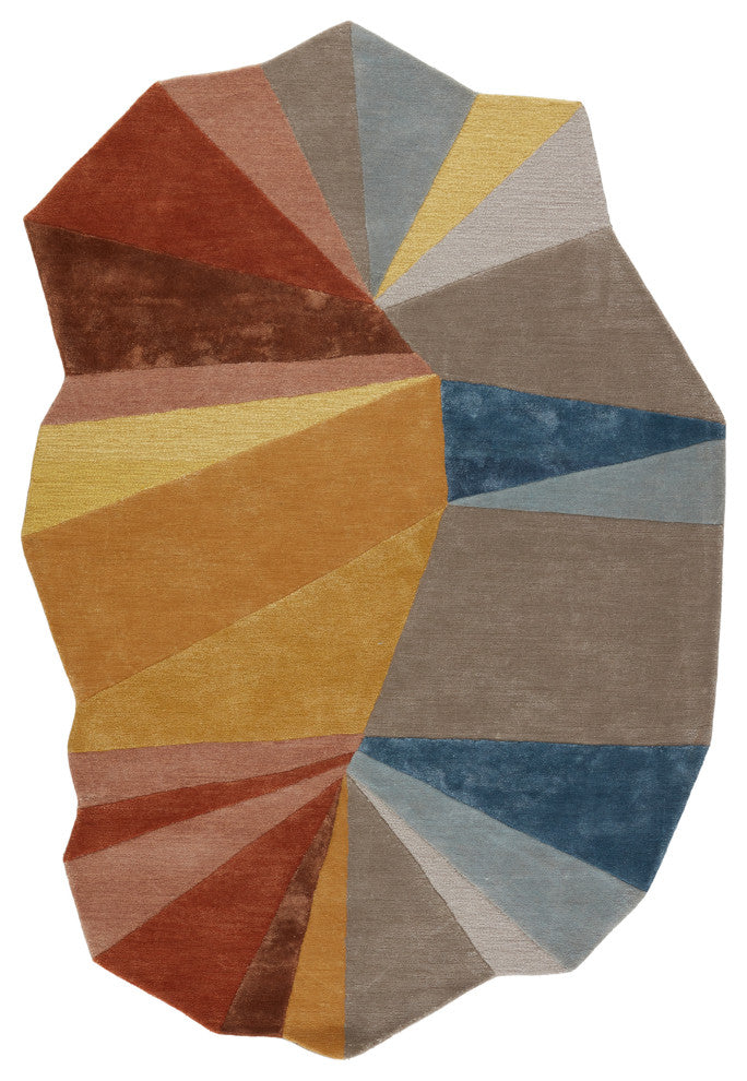 Jaipur Living Sabah Handmade Geometric Multicolor/ Yellow Area Rug, 8'x11'10" Ir