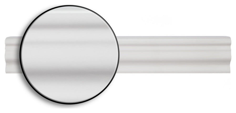 Chester Chair Rail Bianco Ceramic Wall Trim