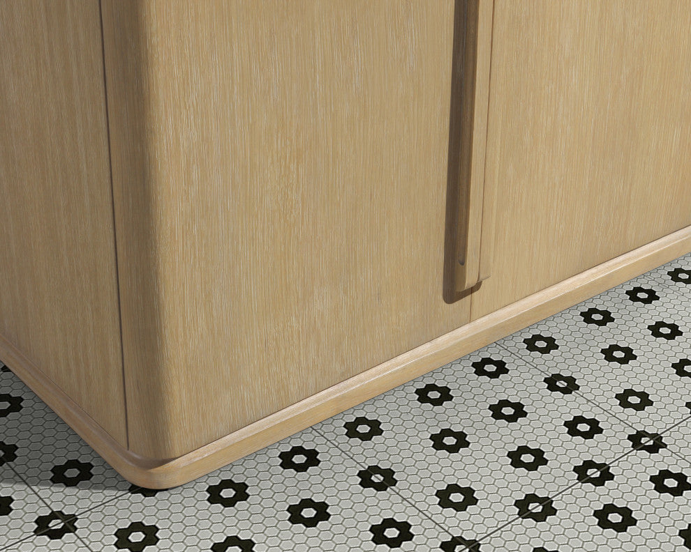 Lucas Bathroom Vanity, Washed Oak, 36", Single Sink, Freestanding