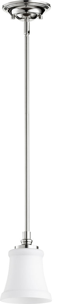 Rossington 1-Light Pendant, Polished Nickel