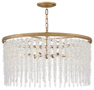 Fredrick Ramond Rubina Medium Convertible Chandelier, Burnished Gold