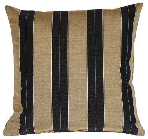 Pillow Decor - Sunbrella Berenson Tuxedo 20 x 20 Outdoor Pillow
