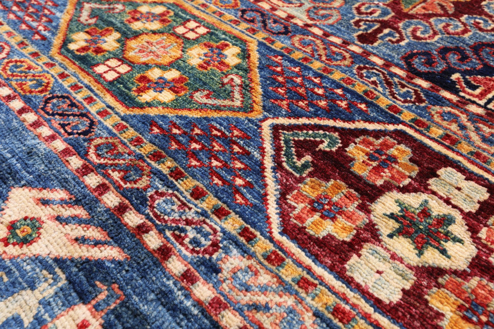 Hand Knotted Persian Tribal Gabbeh Wool Rug 8' 5" X 9' 10" Q4898