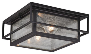Hyde Park 12" Outdoor Flush Mount, Espresso Bronze