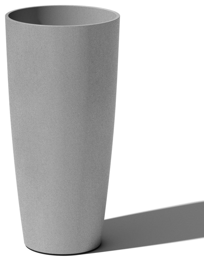 Veradek Pure Series Selena 28" Planter, Gray, 28 in. - One Pack
