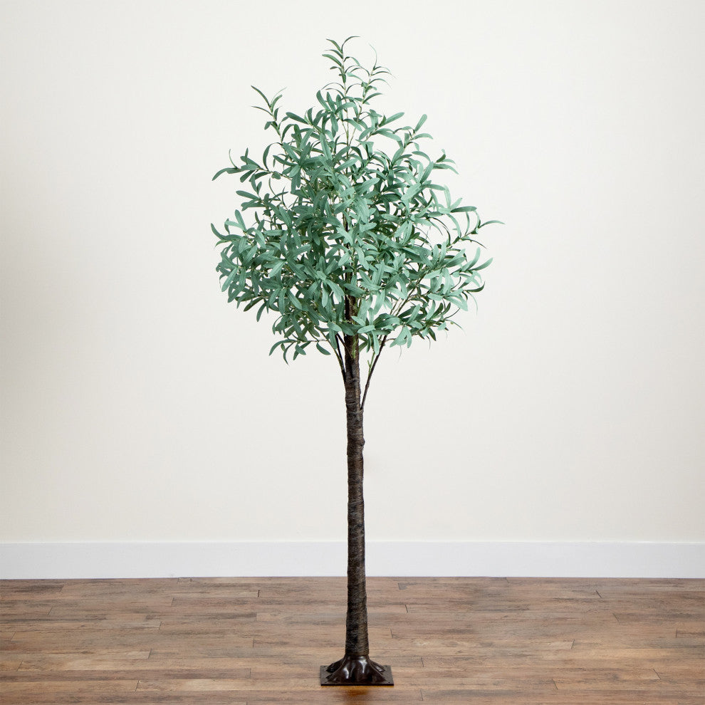 6ft. Lighted Artificial Olive Tree With 420 Warm White LED Lights