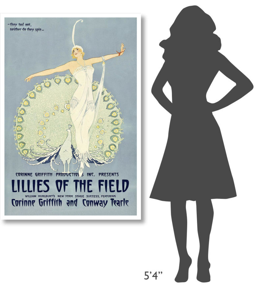 "Vintage Film Posters: Lilies of the Field" Paper Print, 34"x50"