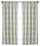 Printed Microfiber 2 Piece Curtain Set, Lanza, 60" X 96"