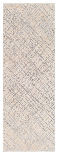 Surya Tibetan TBT-2314 2'7"x7'7" Rug, Medium Gray/Cream/Taupe/Charcoal