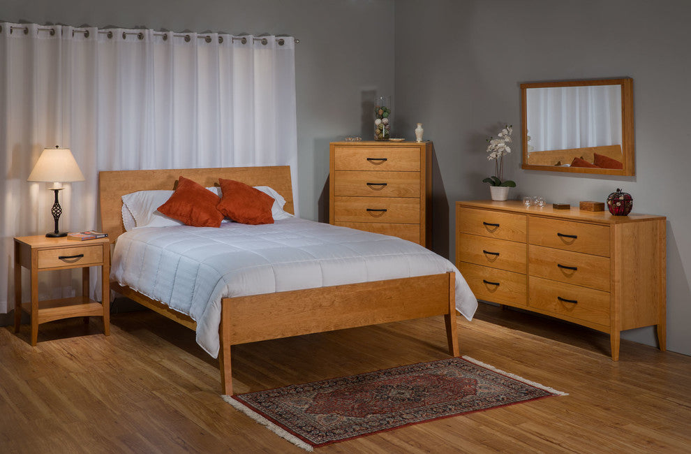 Dover Platform Bed, Natural Cherry, King