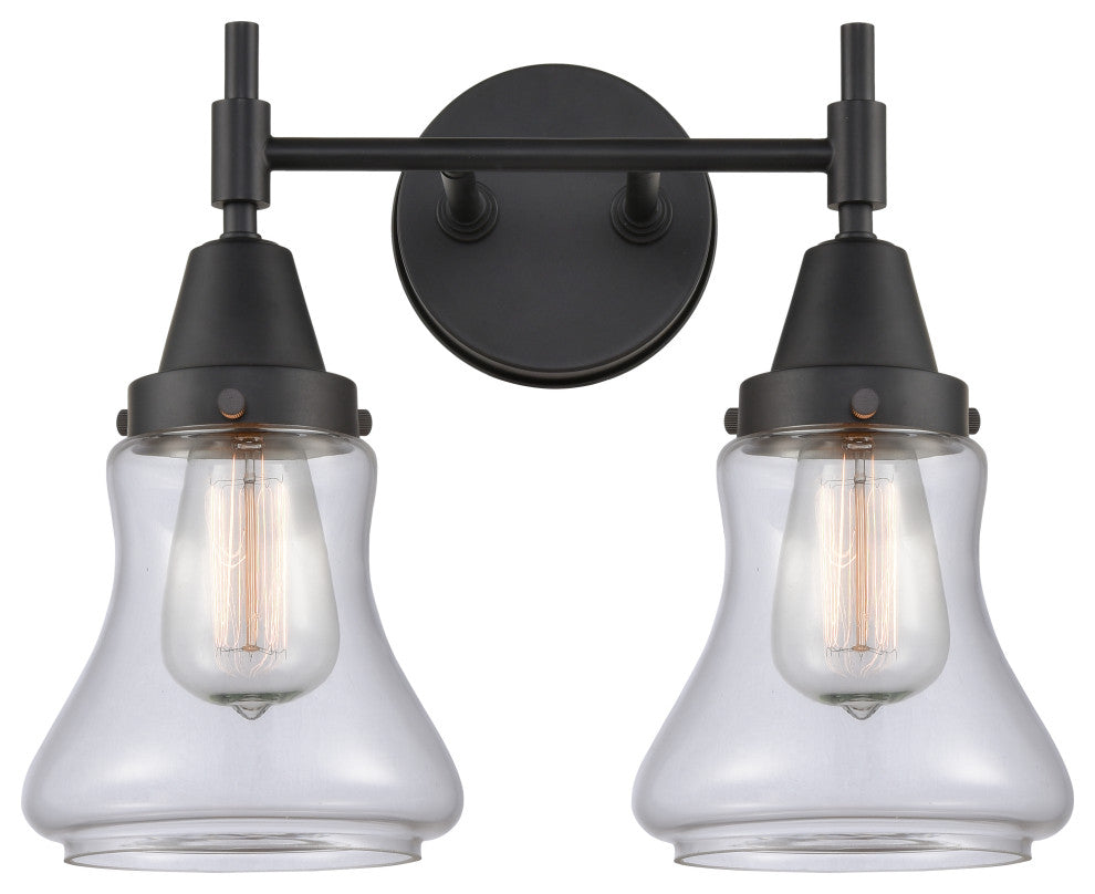 INNOVATIONS LIGHTING 447-2W-BK-G192-LED Caden 2 Light 17 inch Bath Vanity Light