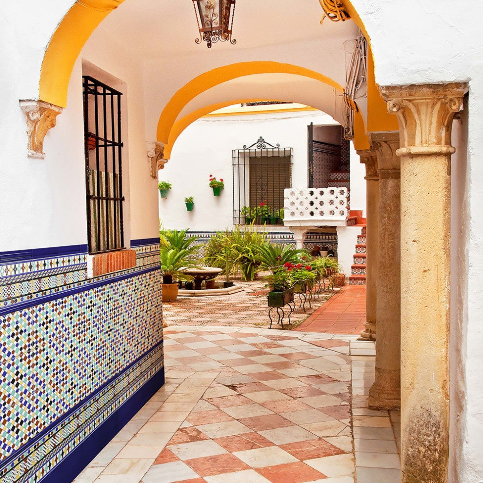 Sevillano Giralda Cenefa Ceramic Wall Trim