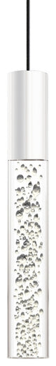 Novo Short - Bubble Diffuser - Acrylic Single Pendant - White Socket