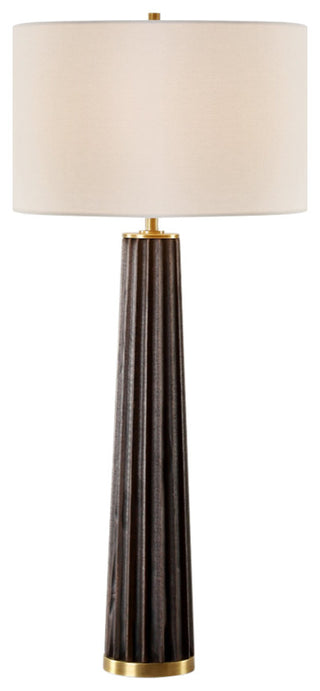 Uttermost Forage Dark Scalloped Table Lamp