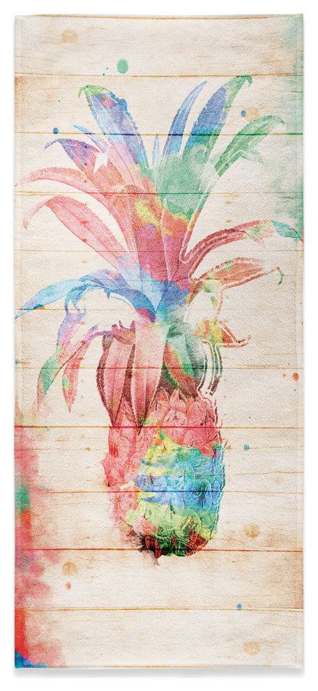 Colorful Pineapple Beach Towel