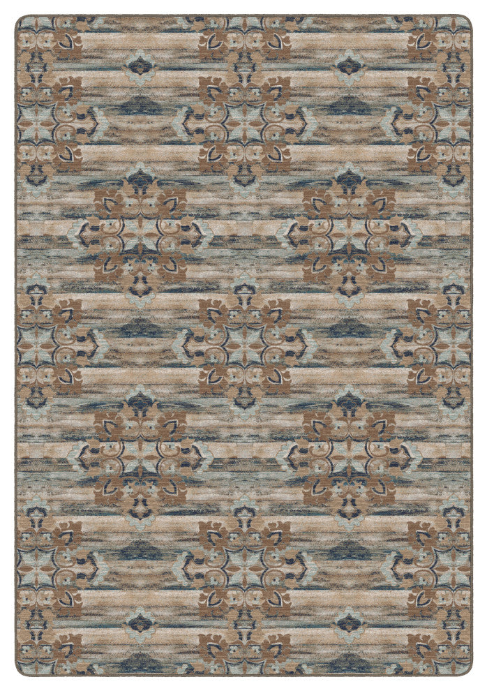 Flagship Carpets FA1379-50FS 8'4x12 Franklin Blue Rug