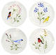 Tabletop Bird Dessert Plates Dolomite Floral Spring Me172472