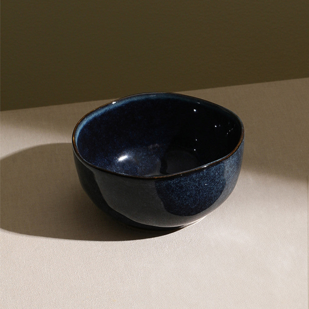 Stone Lain Mirella Stoneware Cereal Bowl Set of 4, Blue
