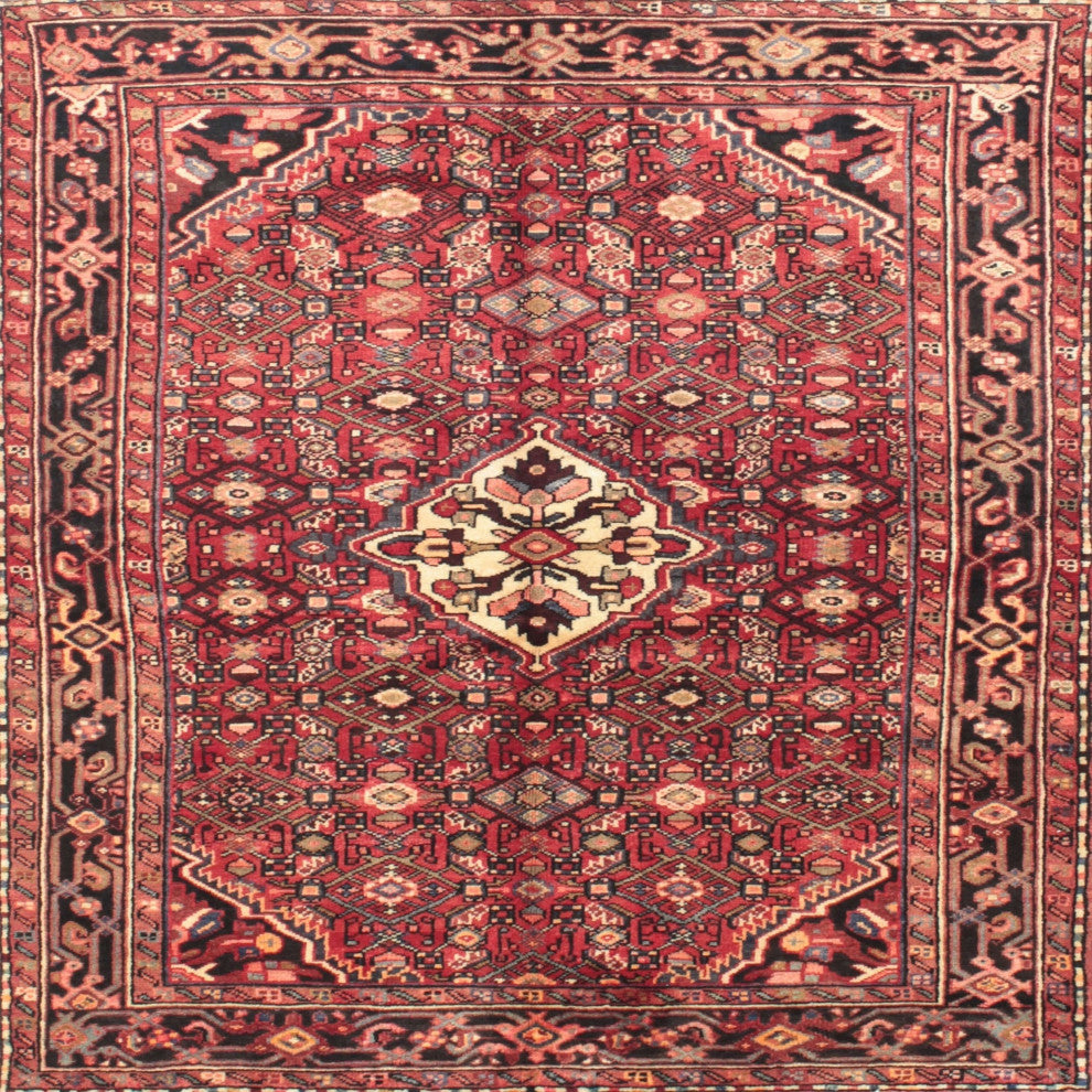 Ahgly Company Indoor Square Traditional Area Rugs, 4' Square
