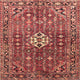 Ahgly Company Indoor Square Traditional Area Rugs, 4' Square