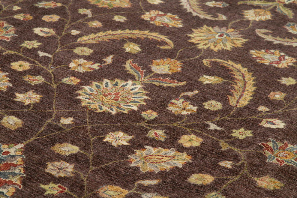 Rug N Carpet - Hand-Knotted Oriental 11' 10" x 17' 11" Large Oushak Area Rug