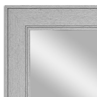Porter Silver Framed Mirror, 28"x60"