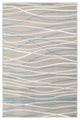 5??x 7??Gray Contemporary Waves Area Rug