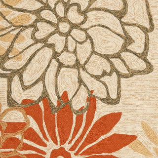 Safavieh Four Seasons Frs222A Floral Outdoor Rug, Beige/Multi, 5'0"x7'0"