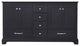 Dukes 60" Espresso Vanity Cabinet Only
