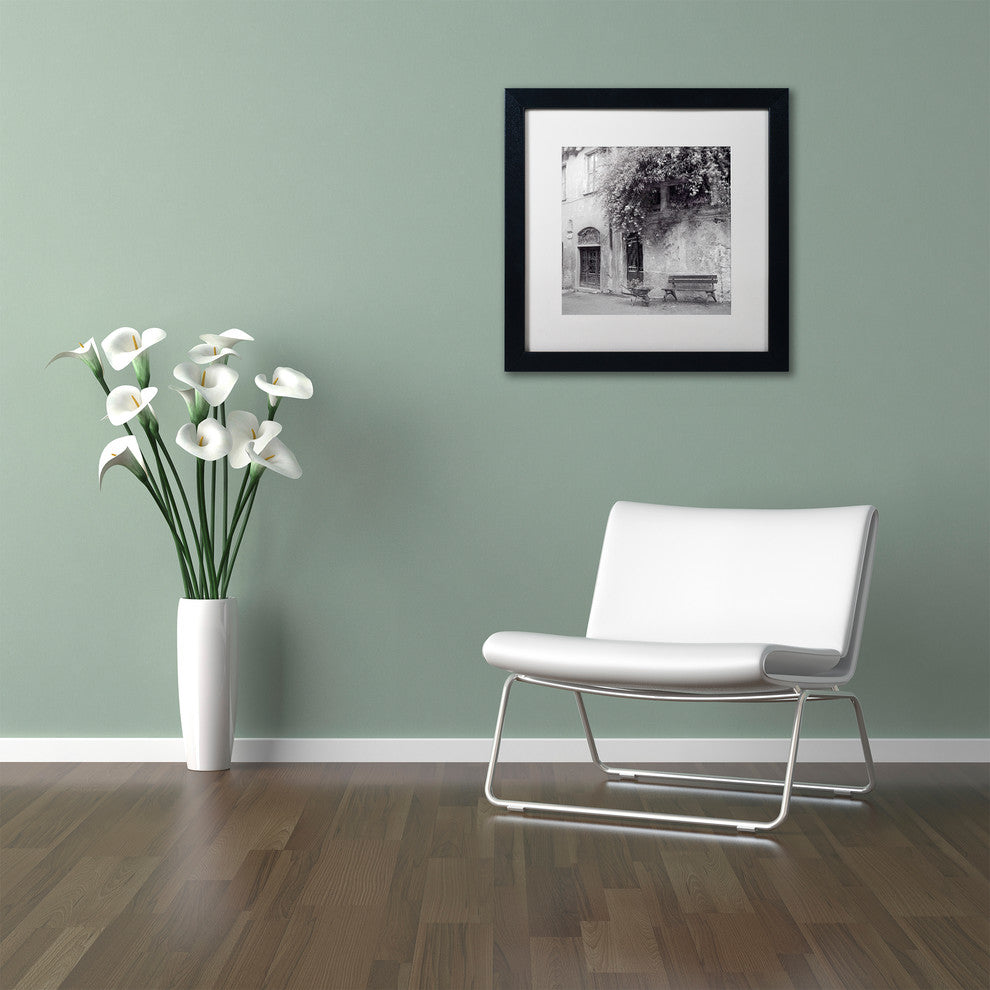 Alan Blaustein 'Liguria I' Art, Black Frame, White Mat, 11x11