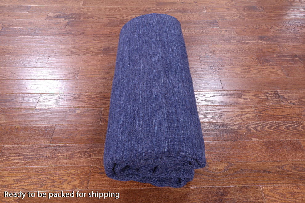 10' Square Handmade Persian Gabbeh Wool Rug - Q15044