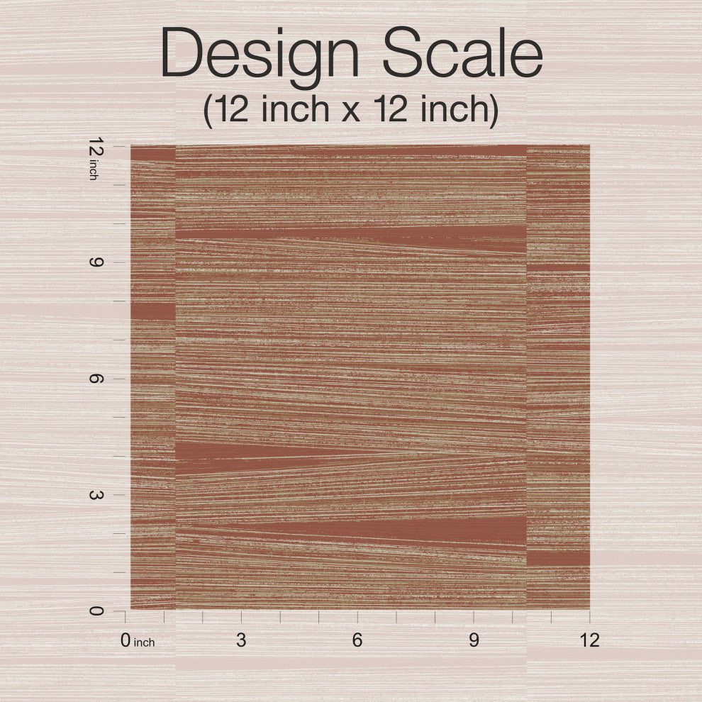 Brick Line Stripe Wallpaper