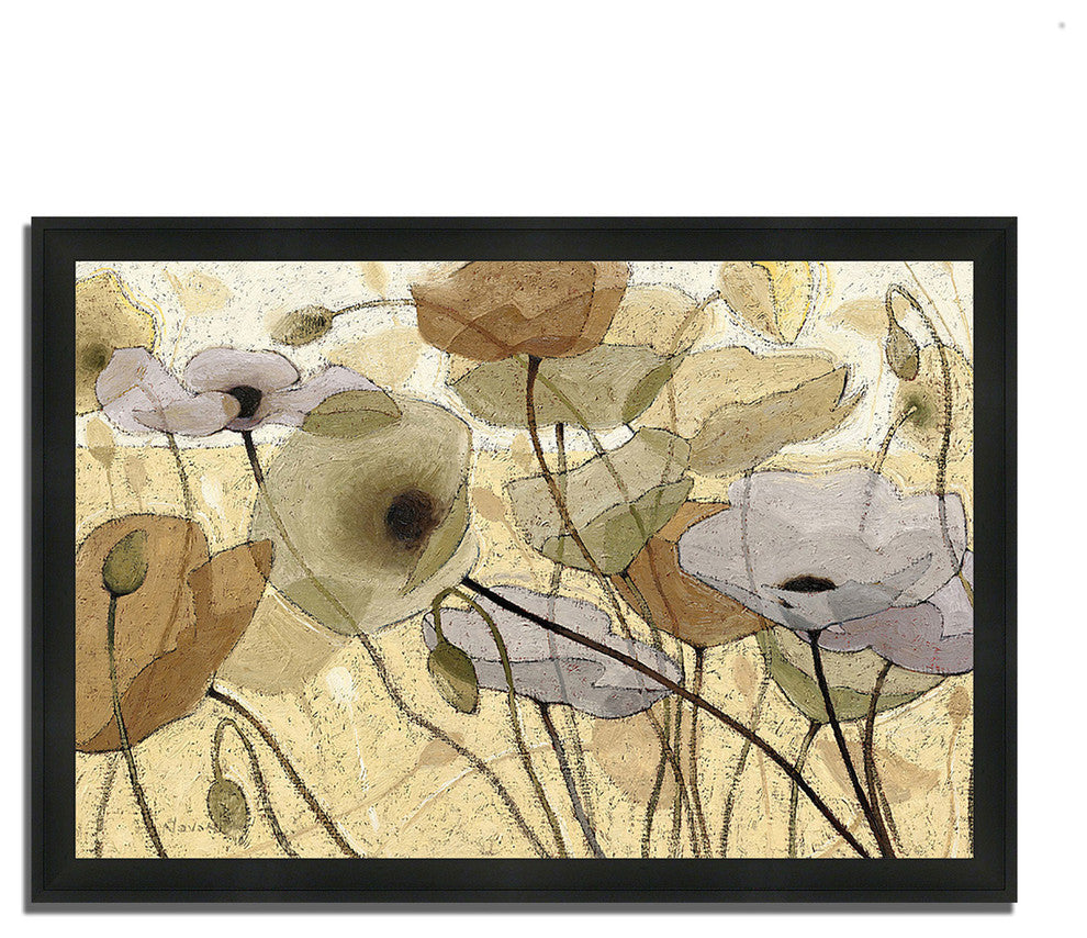 "Fluidity Iv" By Shirley Novak, Framed Painting Print, Ready To Hang
