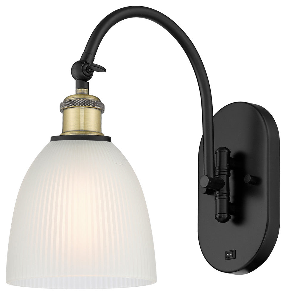Innovations 518-1W-BAB-G381 1-Light Sconce, Black Antique Brass