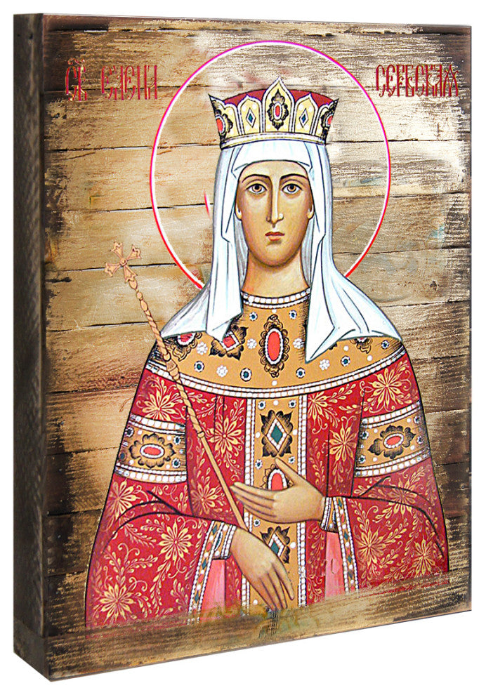 Saint Elena Icon, 8"x6"