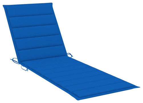vidaXL Sun Lounger Outdoor Chaise Lounge Chair with Cushion Solid Wood Acacia