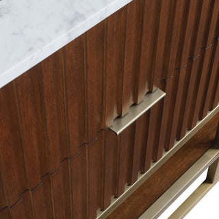 Monad Bathroom Vanity, Walnut, 30" Wide