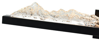 Himalayas Integrated LED Vanity Light, Black, 36 Inches