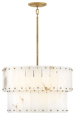 Simone LED Chandelier in Burnished Gold