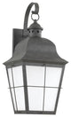 Chatham 1-Light Outdoor Wall Lantern, Oxidized Bronze