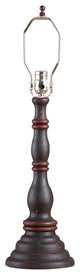 Davenport Lamp Base, Espresso With Salem Brick