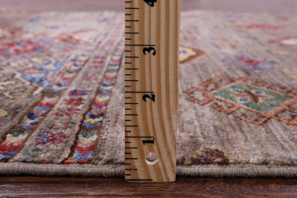 3' 7" X 5' 3" Khorjin Super Kazak Hand Knotted Wool Rug Q10130