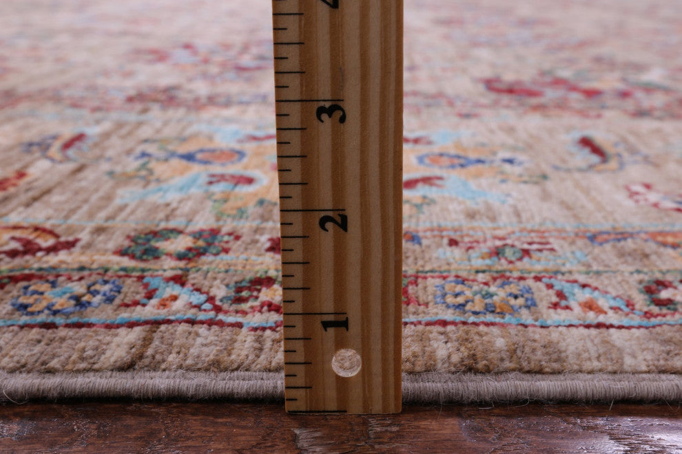 9' 1" X 11' 9" Persian Tabriz Handmade Rug Q11206