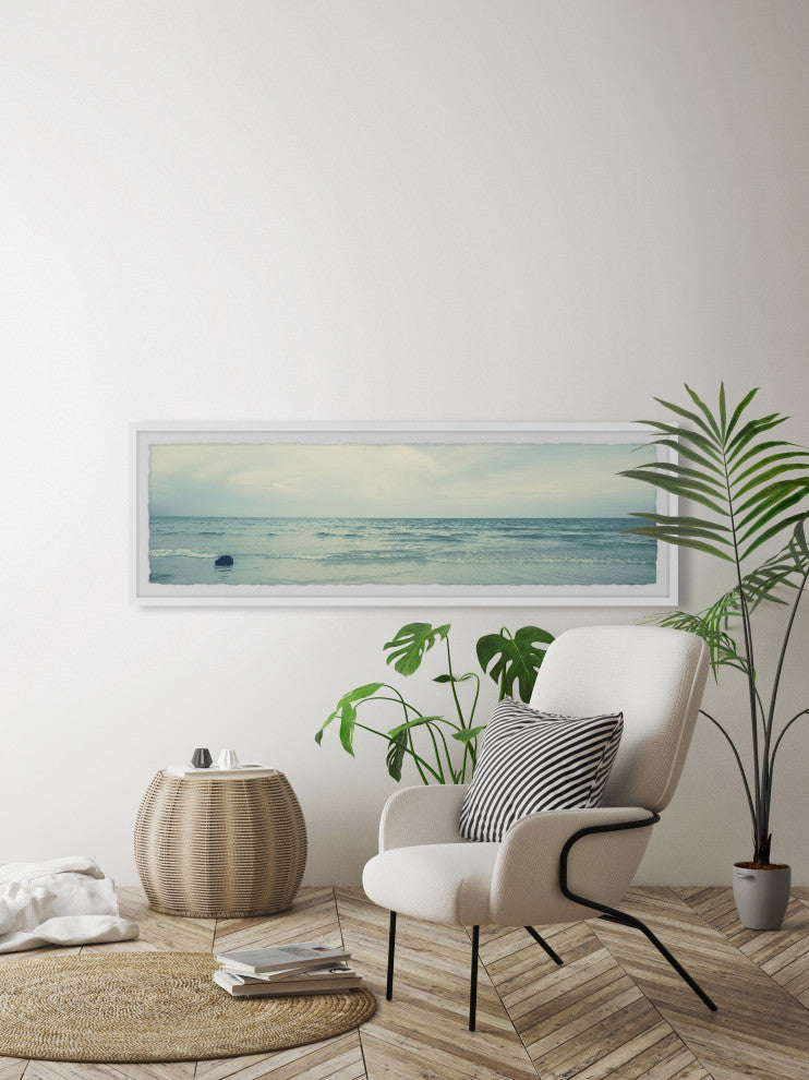 "Beach Daze Always" Framed Painting Print, 45x15