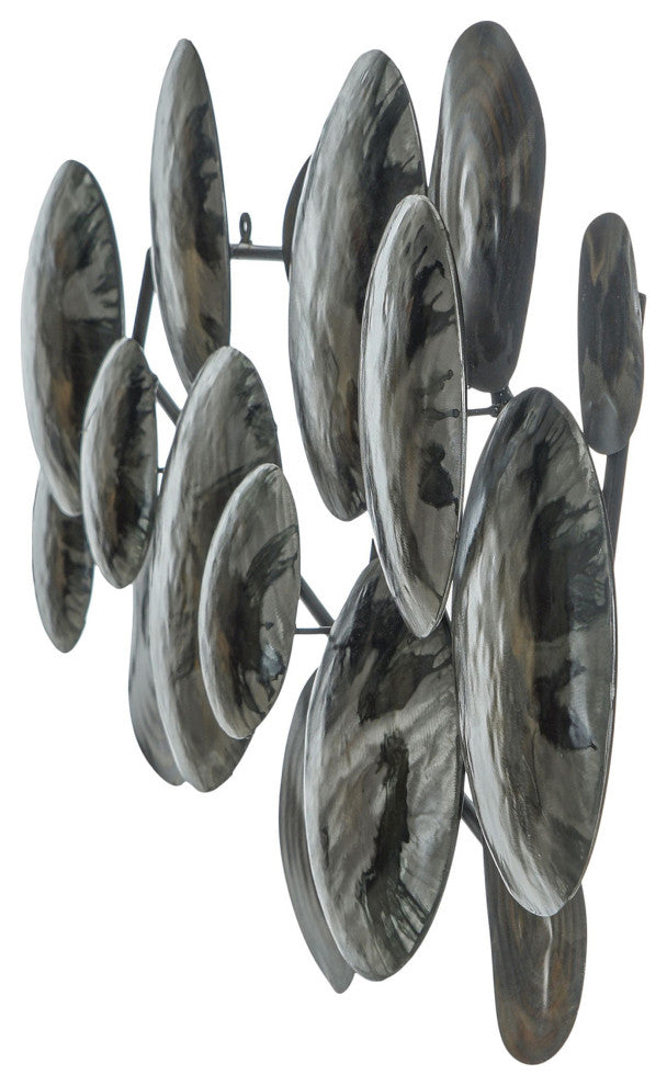 Sorcerers Stones Handmade Metal Wall Sculpture 20"H46"Wx3"D