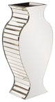 Howard Elliott Rounded Mirrored Vase, 10"x6"x20"