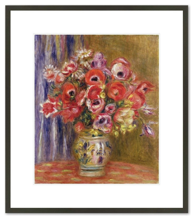 Vase of Tulips and Anemones, c.1895