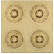Safavieh Soho soh719a Polka Dots Rug, Beige/Gold, 8'0"x8'0" Square